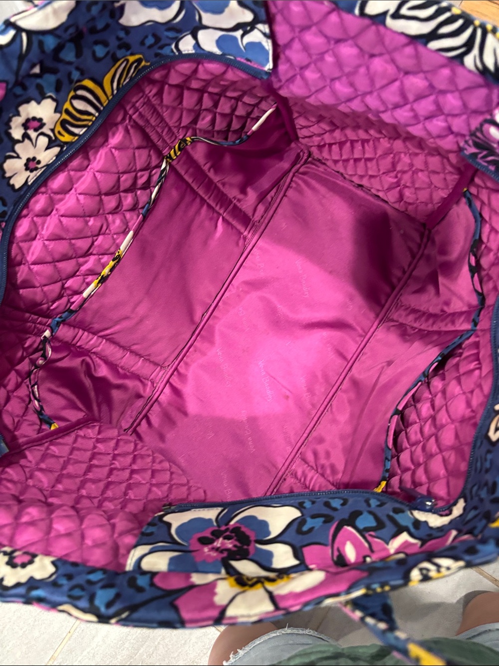 Vera Bradley Quilted Large Travel Tote - Picture 3 of 3